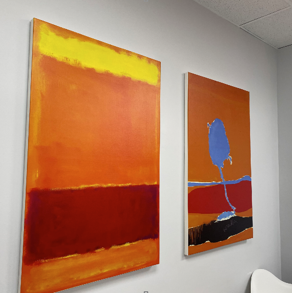 Canvas print your art and stretch on a 2" gallery frame