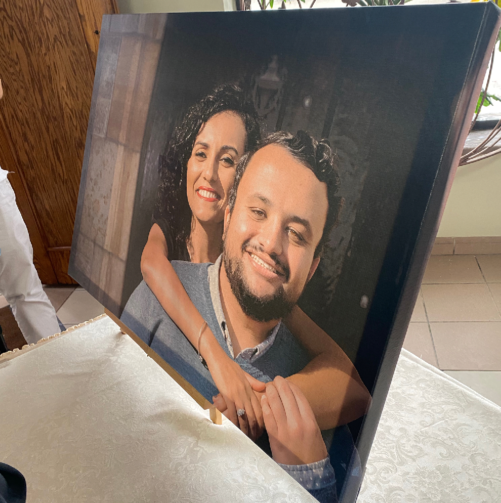Full colour canvas printing